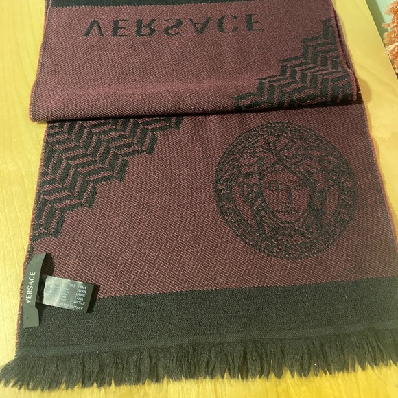 Versace Wool Scarf - Picture 3 of 6